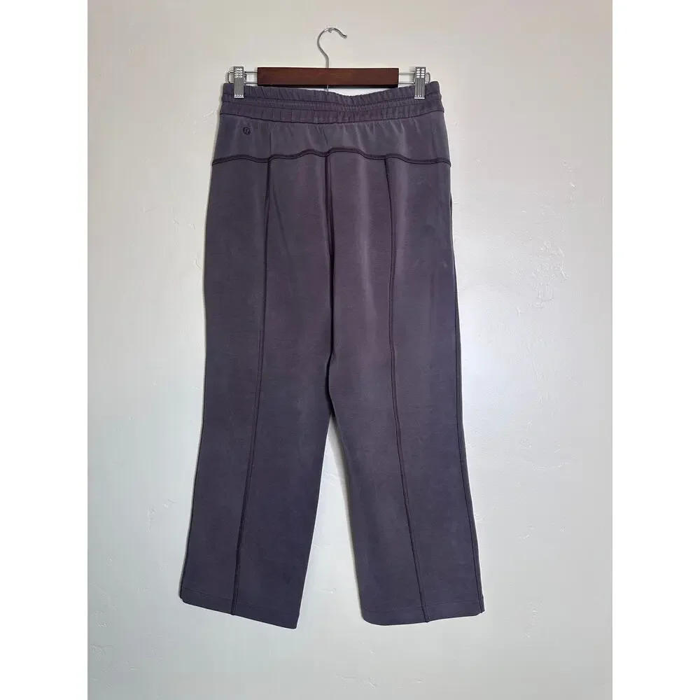 Lululemon Softstreme High-Rise Straight-Leg Cropped Pant Espresso 6